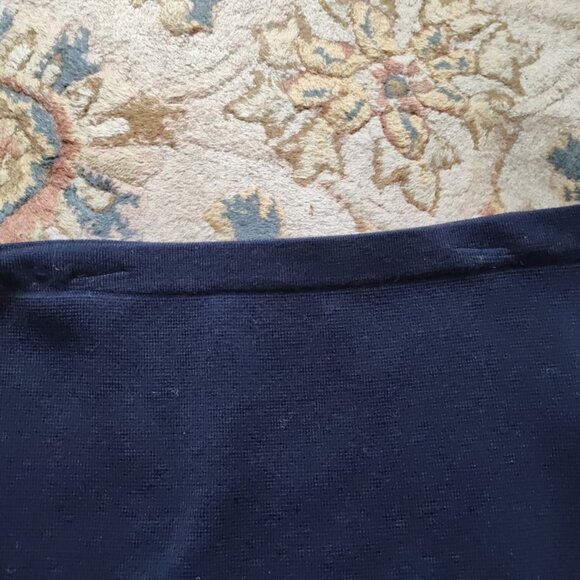 Brooks Brothers Woven Navy A-line Wool Skirt Sz M - Picture 6 of 11